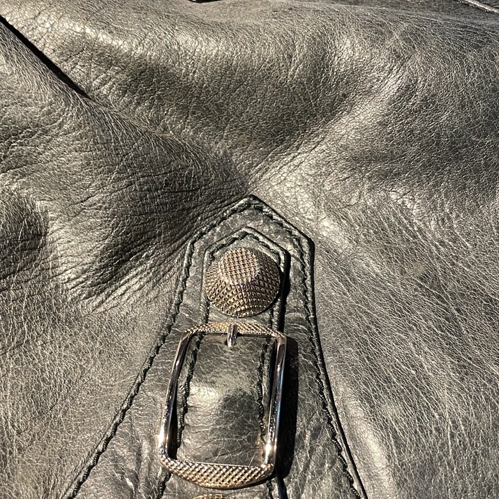 Beautiful leather gray Balenciaga Giant City bag/tote. Like motorcycle bag - Picture 16 of 16